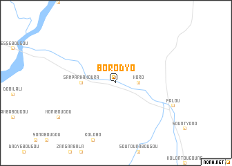 map of Borodyo