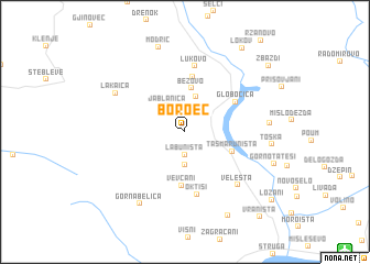 map of Boroec