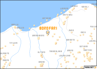 map of Borofari