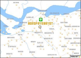 map of Borofaye Bayot