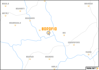 map of Borofio