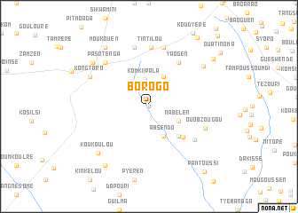 map of Borogo