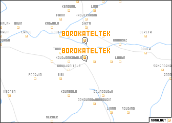 map of Boro Kateltek