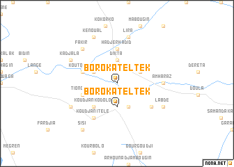 map of Boro Kateltek