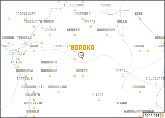 map of Boroka