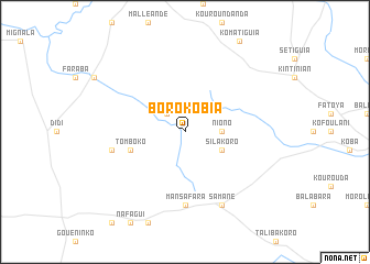 map of Borokobia