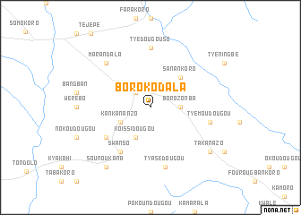 map of Borokodala