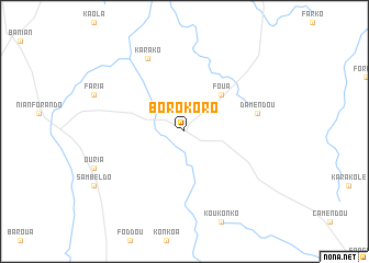 map of Borokoro