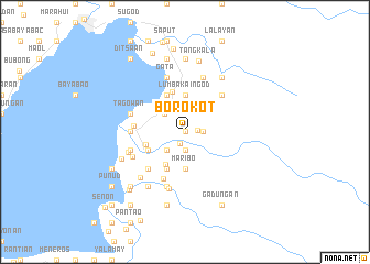 map of Borokot