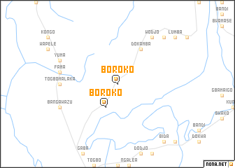 map of Boroko