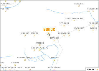 map of Borok