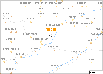 map of Borok