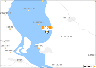 map of Borok