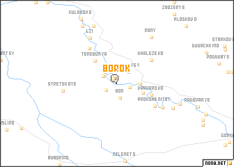 map of Borok