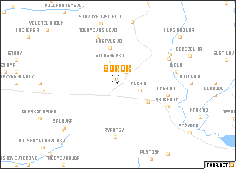 map of Borok