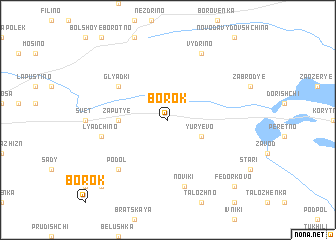 map of Borok