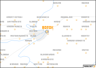 map of Borok