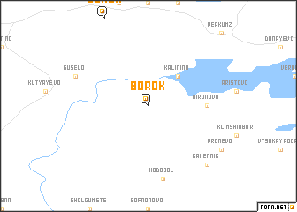 map of Borok