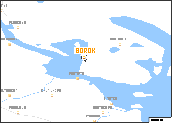 map of Borok