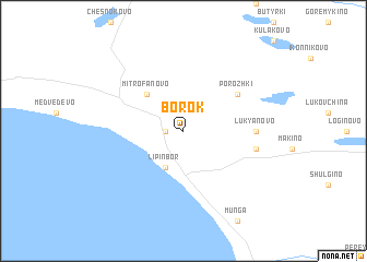 map of Borok