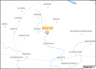 map of Borok