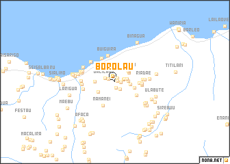 map of Borolau