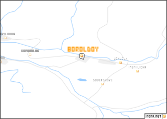 map of Boroldoy