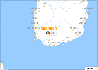 map of Boroman