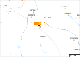 map of Boroma