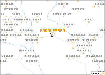 map of Boroméssén