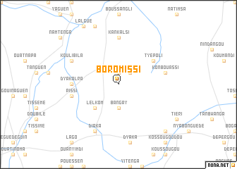 map of Boromissi