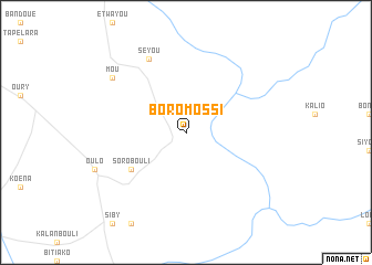 map of Boromossi