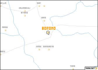 map of Boromo