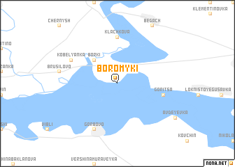 map of Boromyki