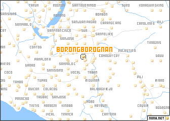 map of Borongborogñan