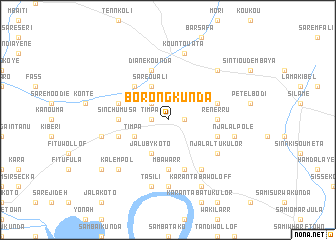 map of Borong Kunda