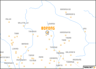 map of Borong