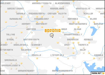 map of Boronia