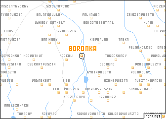 map of Boronka