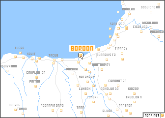 map of Boroon