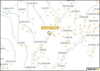 map of Boroquia
