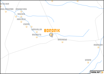 map of Bororik