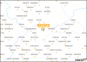 map of Bororo