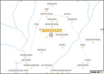 map of Borosson