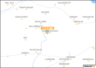 map of Borota