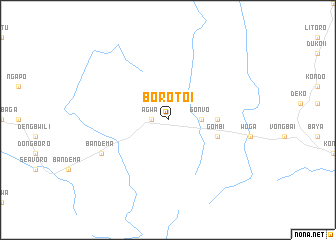 map of Boroto I
