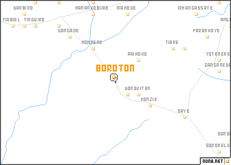map of Boroton