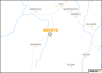 map of Boroto
