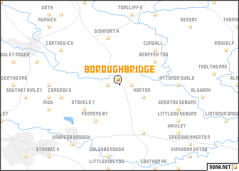 map of Boroughbridge