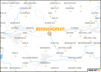 map of Borough Green